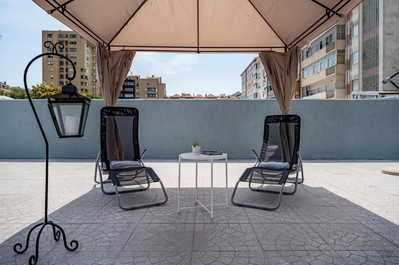 Oporto Guest House Terrace Bagian luar foto